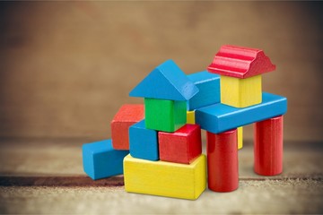 Obraz premium Toys collection isolated on background