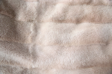 White fur mink background texture