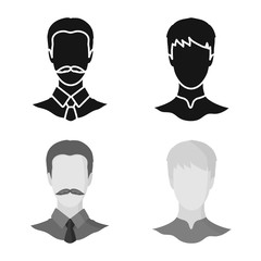 Vector design of professional and photo logo. Collection of professional and profile vector icon for stock.