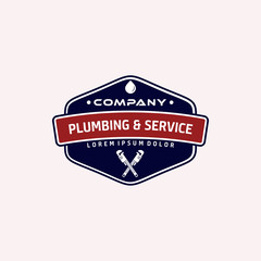 Plumbing and Service Logo