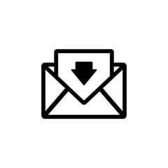 Email icon, notification icon vector