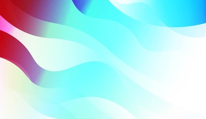 Geometric wave shape with Smooth Abstract Colorful Gradient Backgrounds. For Brochure, Banner, Wallpaper, Mobile Screen. Vector Illustration.