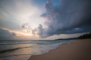 Obraz premium Sunset on the Thailand beach 
