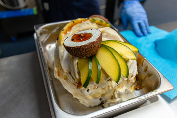 Gelato ice-cream preparation