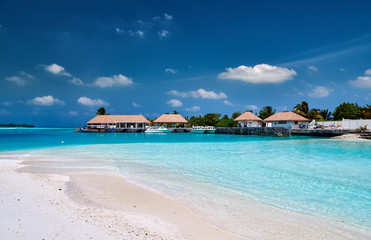 Tropical beach resort