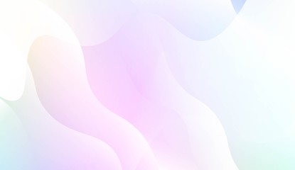 Abstract Wavy Background. For Futuristic Ad, Booklets. Vector Illustration with Color Gradient.