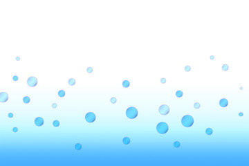 Illustration of splash or carbonate.  水しぶきまたは炭酸のイラスト