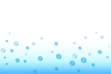 Illustration of splash or carbonate.  水しぶきまたは炭酸のイラスト