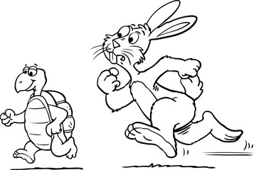 Rabbit and Turtle