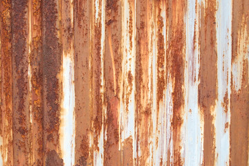 Old zinc wall surface Fence