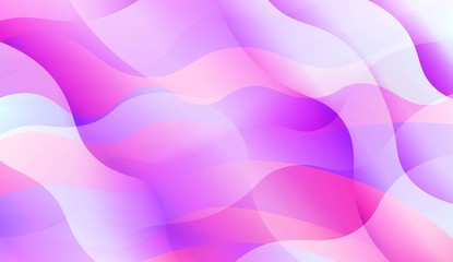 Wavy Background. Soft Color Gradient Background. For Greeting Card, Flyer, Invitation. Vector Illustration.