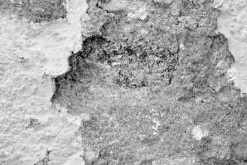 black and white cement wall background