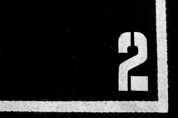 Painted  Number
