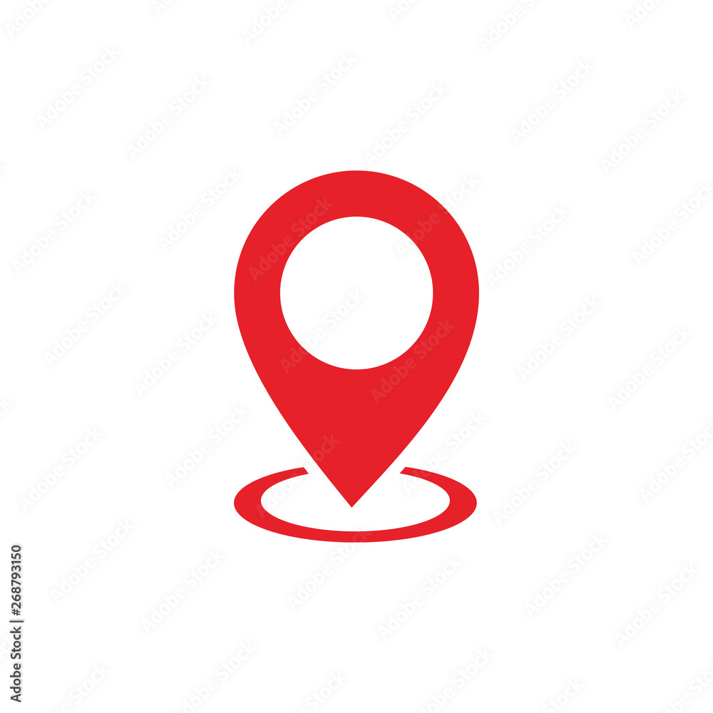 Poster Pin Maps Location icon vector. Pin icon vector. Location icon. Map pointer icon