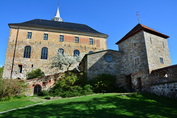 Fototapeta na wymiar Twierdza Akershus w Oslo, Norwegia
