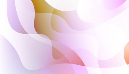 Geometric Wave Shape with Colorful Gradient Color Background Wallpaper. For Your Design Ad, Banner, Cover Page. Vector Illustration.