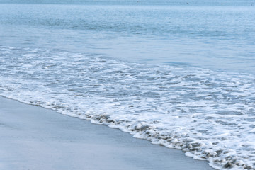 sea wave on the beach in south of china