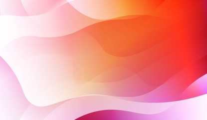 Template Background With Wave Geometric Shape. For Template Cell Phone Backgrounds. Vector Illustration with Color Gradient.