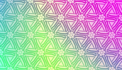 Art deco geometric pattern with Modern pastel color Gradient Design. For Greeting Card, Flyer, Poster, Brochure, Banner Calendar. Vector Illustration.