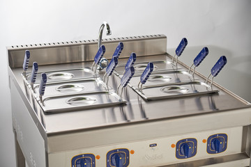 Steam electric stove. Kitchen Industrial Equipment. Catering