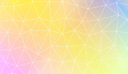 Hipster pattern with polygonal pattern with triangles elements. For modern interior design, fashion print. Vector illustration. Blurred Background, Smooth Gradient Texture Color.