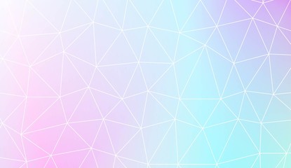 Modern elegant background with polygonal pattern with triangles elements. For interior wallpaper, smart design, fashion print. Vector illustration. Creative gradient color.