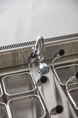 Steam electric stove. Kitchen Industrial Equipment. Catering