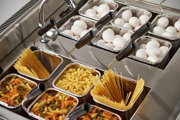 Steam electric stove. Kitchen Industrial Equipment. Catering