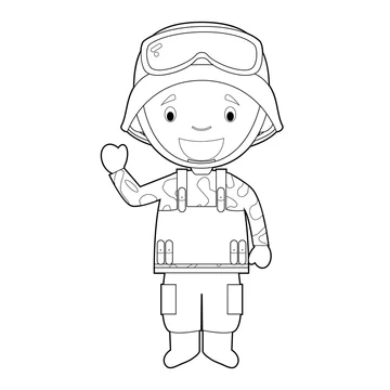 Soldier 8 Coloring Page for Kids - Free Soldiers Printable Coloring Pages  Online for Kids - ColoringPages101.com | Coloring Pages for Kids