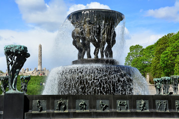 park Vigeland w Oslo, Norwegia
