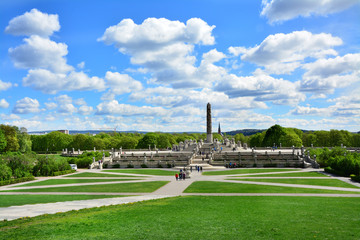 park Vigeland w Oslo, Norwegia