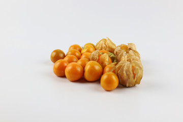 Cape Gooseberry on white background