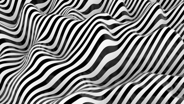 Abstract Wavy Smooth Flow Background
