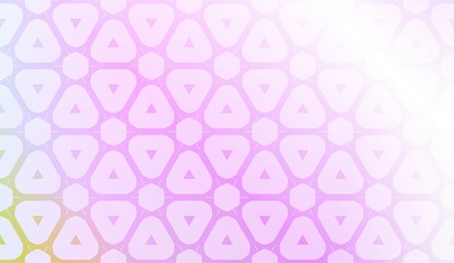 Light Pastel color Gradient Background with Geometric Pattern. For Your Graphic Invitation Card, Poster, Brochure. Vector Illustration.