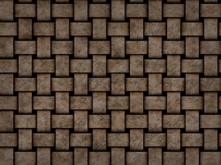 background of vintage texture. Vintage background in pastel brown tones. Festive creative pattern of natural grid great for xmas layout. Ornate vivid wooden structure of surface canvas. 