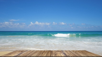 Fototapeta premium Beautiful beach sea in the summer. phuket thailand.
