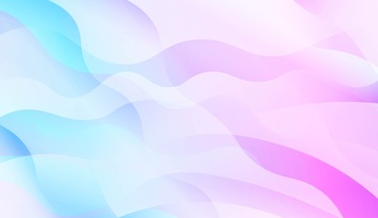 Wavy Background. Soft Color Gradient Background. For Greeting Card, Flyer, Invitation. Vector Illustration.