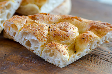 Slice of  Ramadan Pita (Ramazan Pidesi)