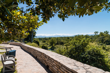 Kuba, Bayamo; Eingebettet in der weitläufigen Landschaft am Rand des Gebirgszug, Sierra Maestra.