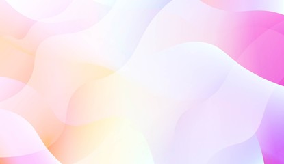 Wavy Background with Lines. Design For Your Header Page, Ad, Poster, Banner. Vector Illustration with Color Gradient.