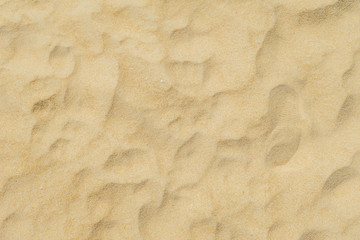 Fototapeta na wymiar Full frame shot of sand texture in the summer sun.