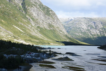Nigardsbreen Glacier in Laerdal in Norway