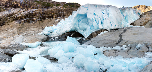Nigardsbreen Glacier in Laerdal in Norway