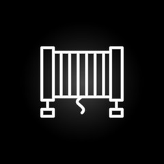 electricity, wire neon icon. Elements of electricity set. Simple icon for websites, web design, mobile app, info graphics