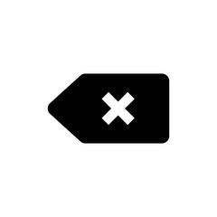 Delete icon symbol vector