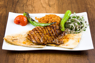 Turkish Grilled Steak and Turkish Appetizers
