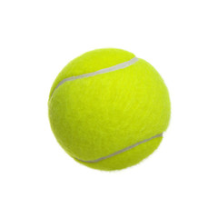 Сlose-up of tennis ball - obrazy, fototapety, plakaty