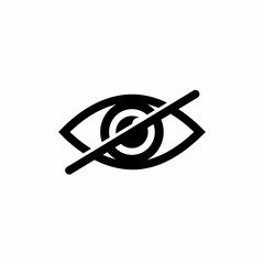 Eye, Blind Icon symbol vector