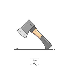 Axe - Line color icon