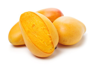 Mango on a white background